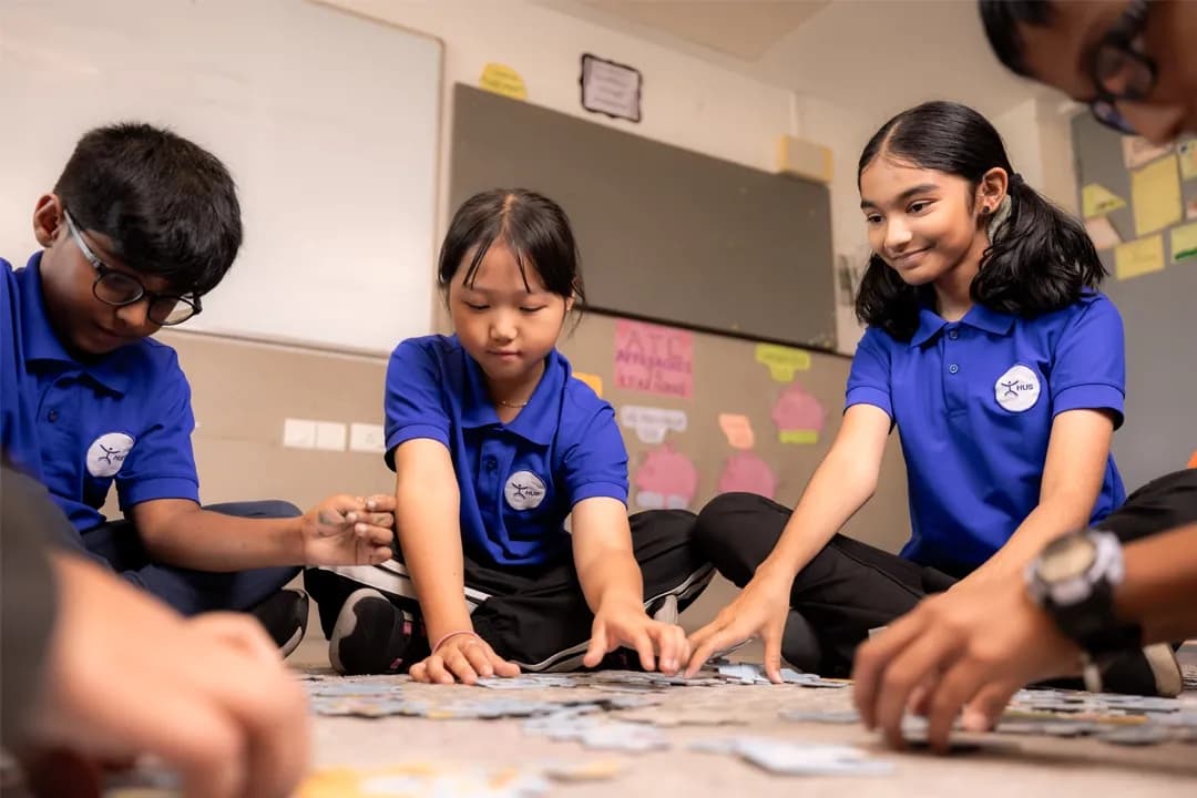 Classroom using technology for learning